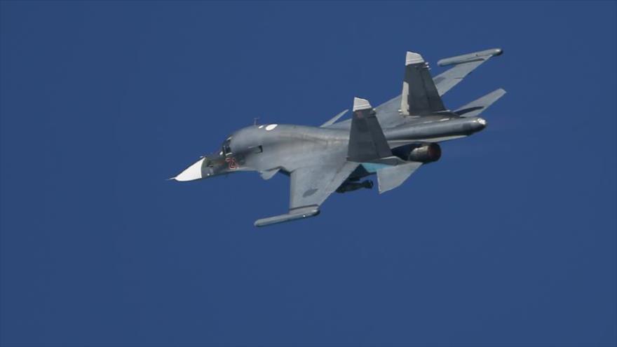 Avión ruso de combate.