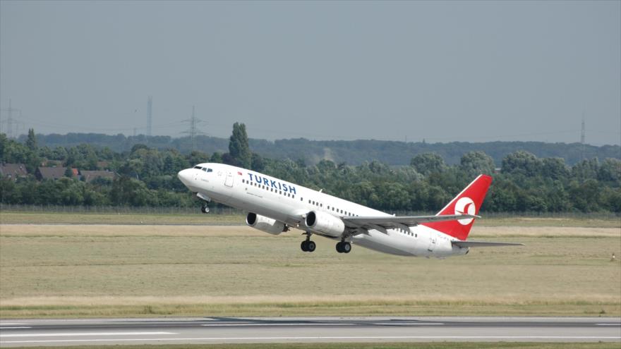 Un Boeing 737-800 de Turkish Airline.