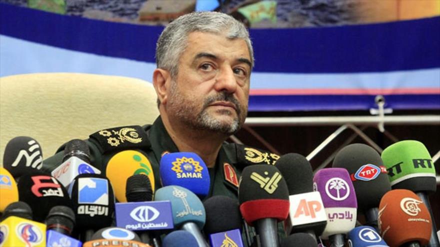 El comandante iraní del Cuerpo de los Guardianes de la Revolución Islámica (CGRI), Mohamad Ali Yafari.