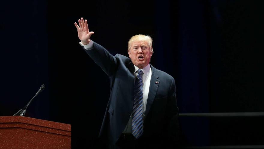 El candidato republicano a disputar las elecciones presidenciales de Estados Unidos, Donald Trump.