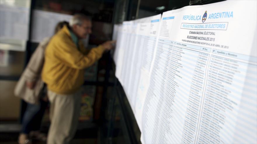 Los argentinas acuden a las urnas para elegir su nuevo presidente. 22 de noviembre de 2015