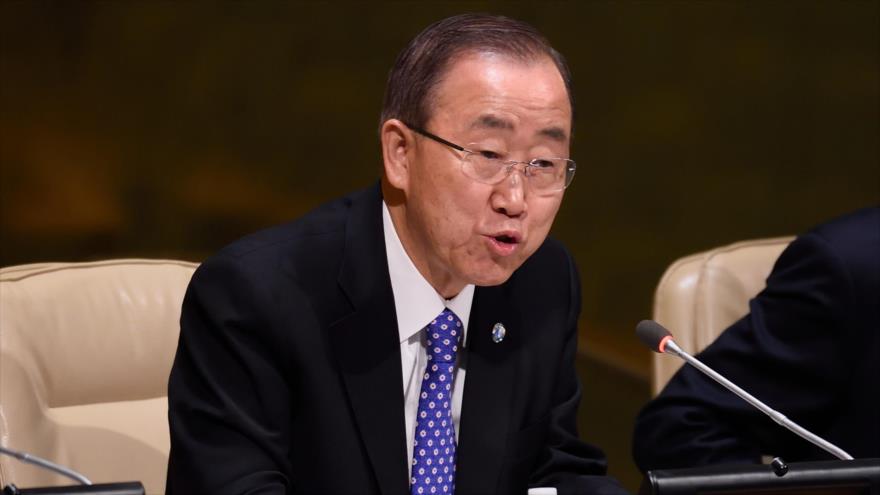 Secretario general de las Naciones Unidas, Ban Ki-moon.