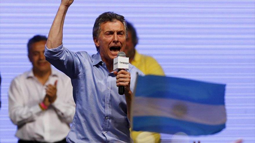 El nuevo presidente electo de Argentina, Mauricio Macri.