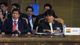 Morales denuncia intentos de Occidente de controlar recursos naturales