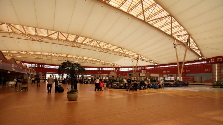 El aeropuerto de Sharm el-Sheij, en la península del Sinaí, Egipto.