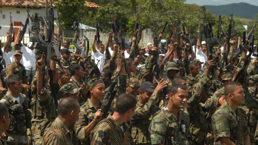 Integrantes de las Fuerzas Armadas Revolucionarias de Colombia (FARC).