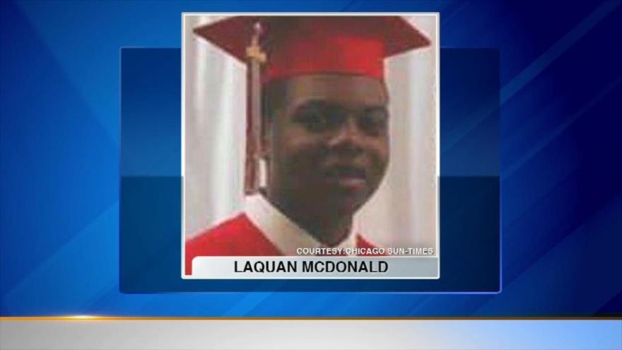 Laquan McDonald, un afroamericano de 17 años de edad, asesinado por un agente blanco de la Policía de Chicago (EEUU), 20 de octubre de 2014. 