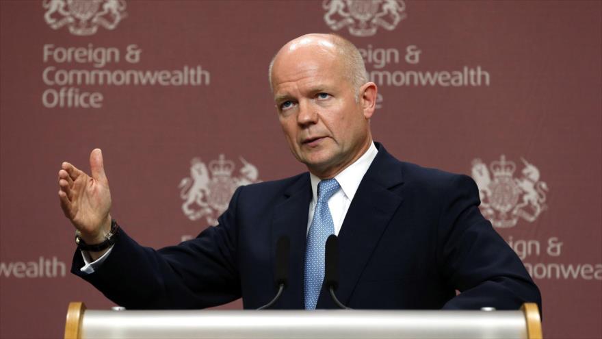 William Hague, ministro de Exteriores británico entre 2010 y 2014.