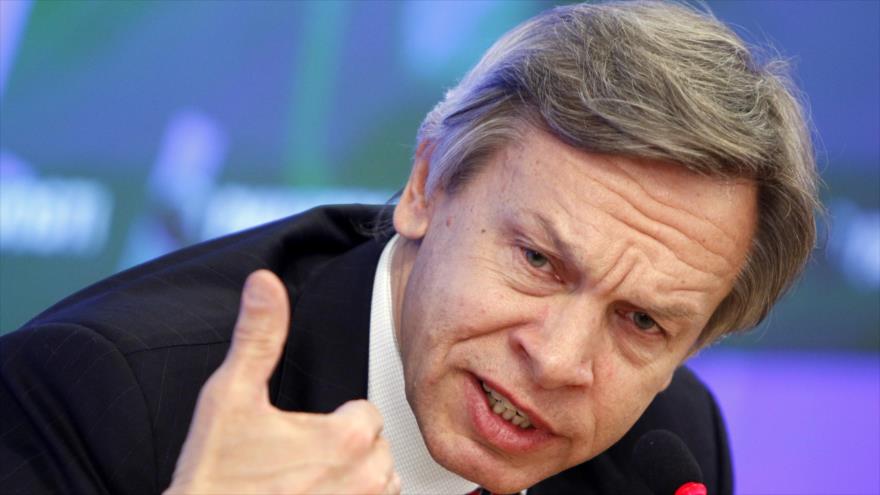 El jefe del Comité de Asuntos Internacionales de la Cámara baja del Parlamento ruso, Alexéi Pushkov.