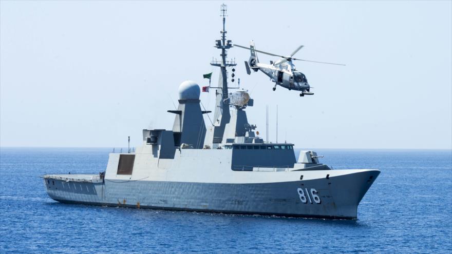 Buque de guerra saudí.