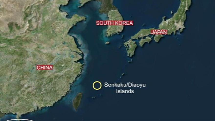Las islas disputadas en el mar de China Oriental.