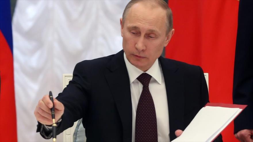 El presidente de Rusia, Vladimir Putin.
