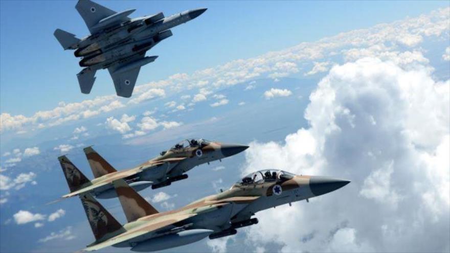 Cazabombarderos israelíes F-15.