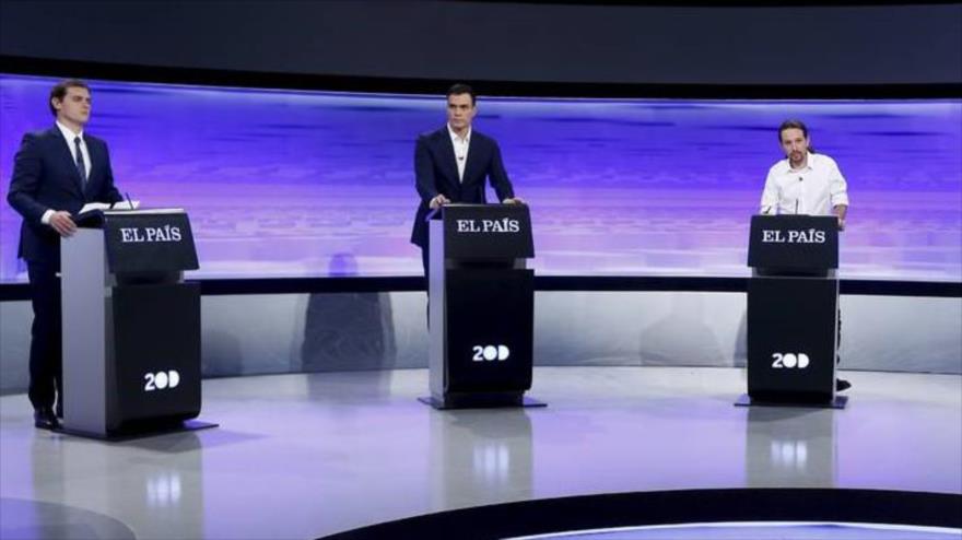 Se celebra el primer debate electoral en España