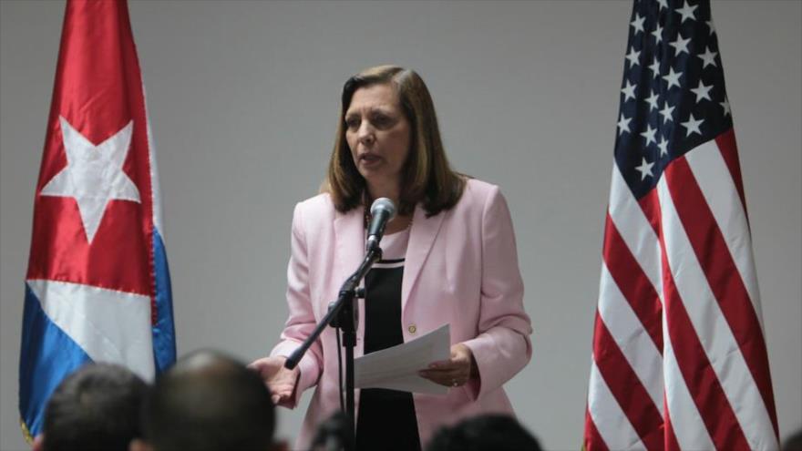 La directora general de Estados Unidos del Ministerio de Relaciones Exteriores de Cuba, Josefina Vidal Ferreiro.