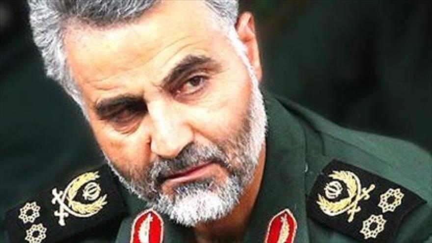 El comandante de las Fuerzas de Quds del Cuerpo de Guardianes de la Revolución Islámica (CGRI) de Irán, el general de división Qasem Soleimani.