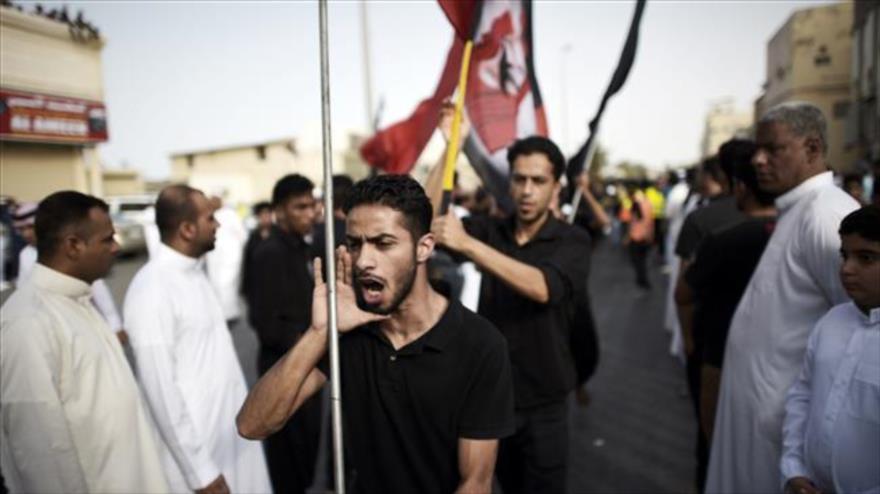 Una marcha antigubernamental en Al-Qatif, sita en el este de Arabia Saudí.