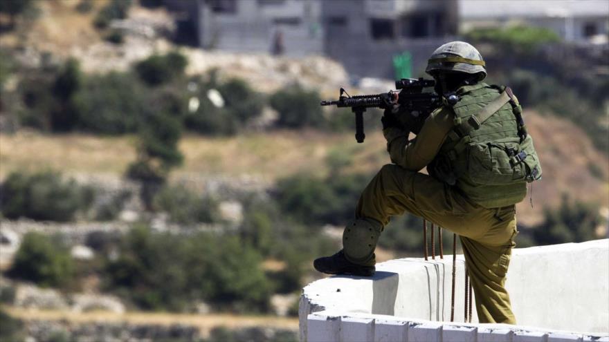 Un soldado del ejército del régimen israelí.