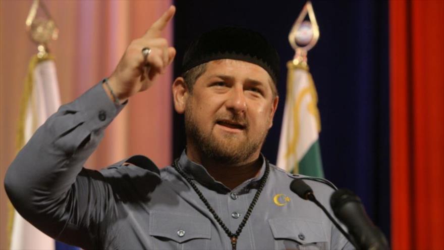 Ramzan Kadyrov, presidente de la República de Chechenia.