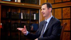 Al-Asad: En Siria habrá paz si no se apoya el terrorismo