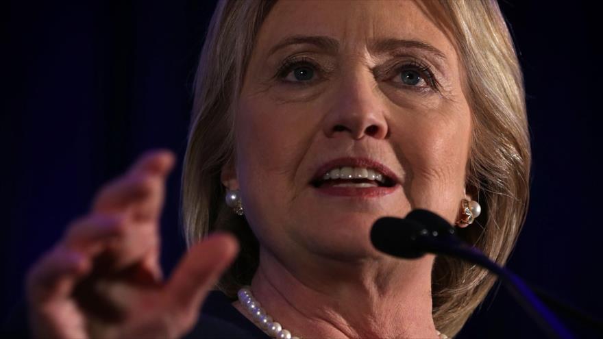  La precandidata demócrata a las elecciones presidenciales de EE.UU. Hillary Clinton.