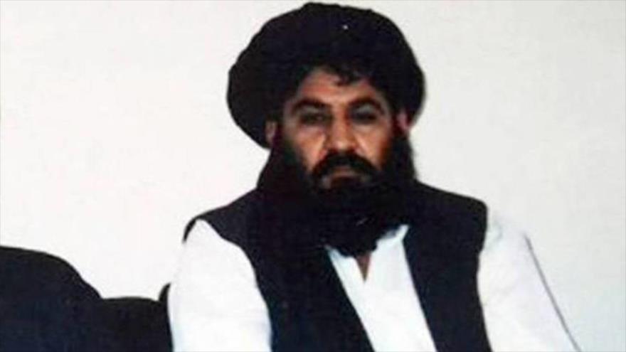 El líder del grupo Talibán, Mulá Ajtar Mohamad Mansur.