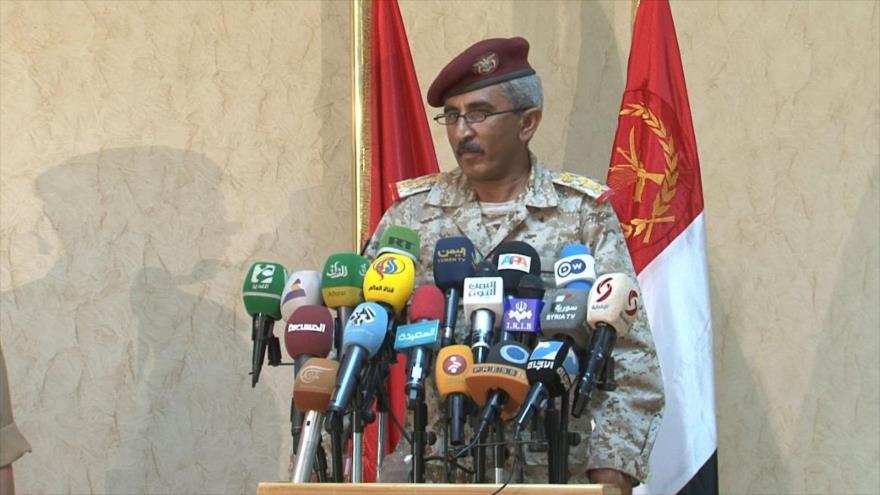 El portavoz del Ejército yemení, Sharaf Luqman.