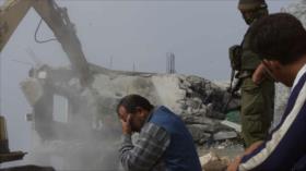 Ejercito israelí dinamita casa de un palestino en Cisjordania