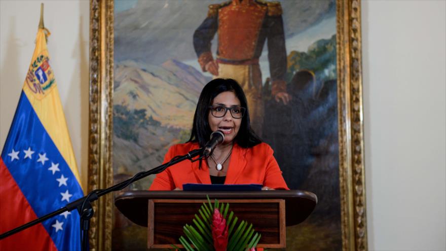 La canciller de Venezuela, Delcy Rodríguez.