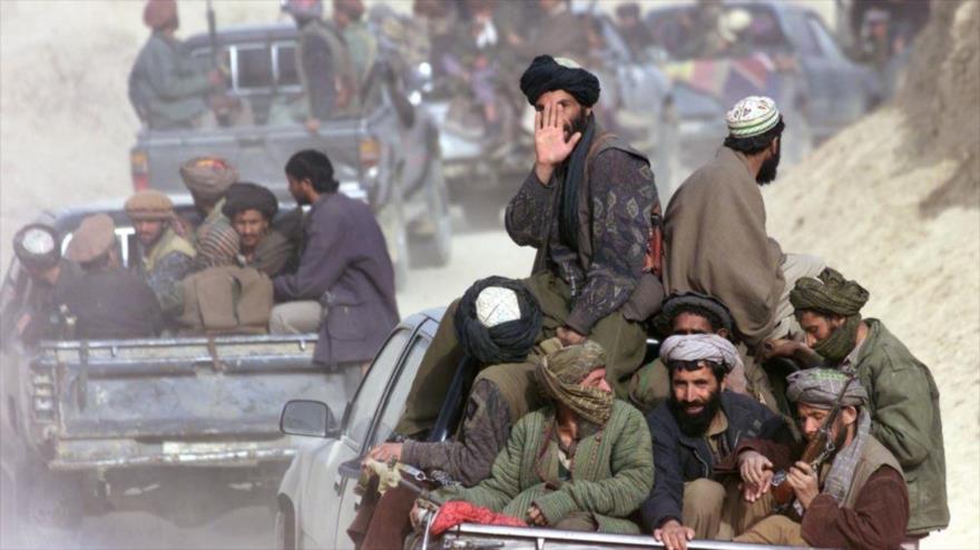Miembros del grupo Talibán en Kunduz, norte de Afganistán.