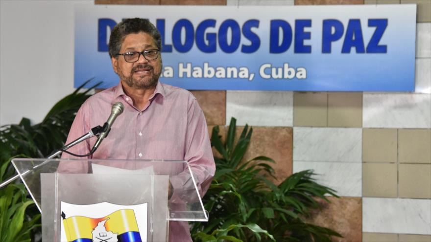 El jefe negociador de las Fuerzas Armadas Revolucionarias de Colombia (FARC), Iván Márquez.