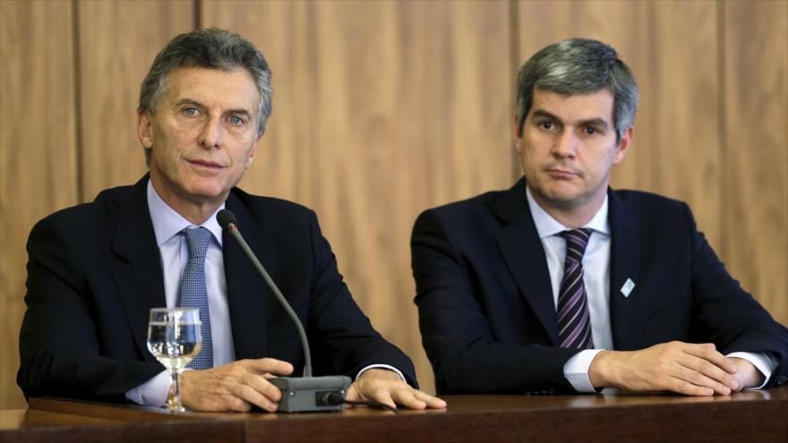 El presidente electo argentino, Mauricio Macri (izda.), durante una rueda de prensa tras reunirse con la presidenta de Brasil, Dilma Rousseff. 4 de diciembre de 2015