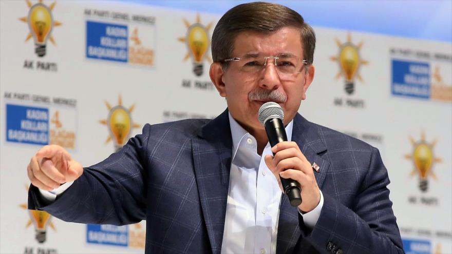 El primer ministro turco, Ahmet Davutoglu.