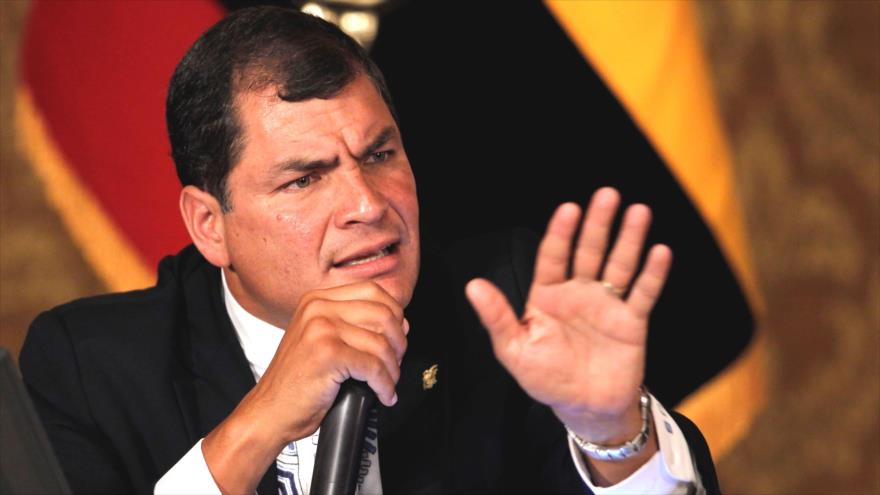 El presidente de Ecuador, Rafael Correa.