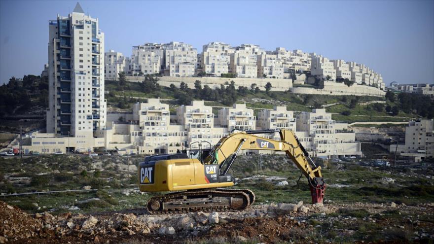 Asentamientos ilegales israelíes construidos en los territorios ocupados palestinos.