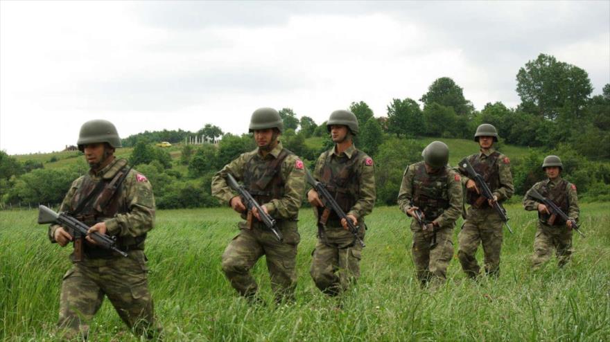 Soldados del Ejército turco.