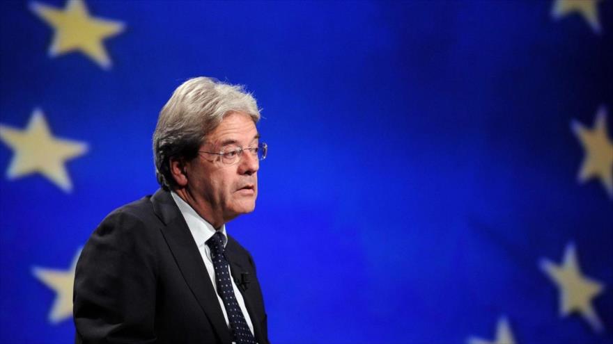 Paolo Gentiloni, el ministro de Exteriores italiano.