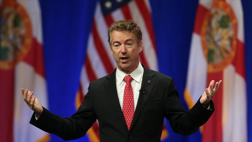 El estadounidense senador republicano, Rand Paul.