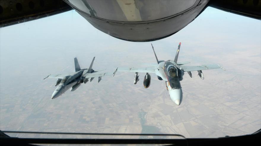 Aviones de guerra de Estados Unidos en Siria.