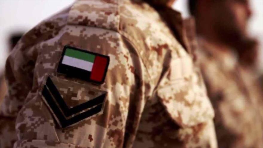 Un soldado del Ejército de los Emiratos Árabes Unidos (EAU).