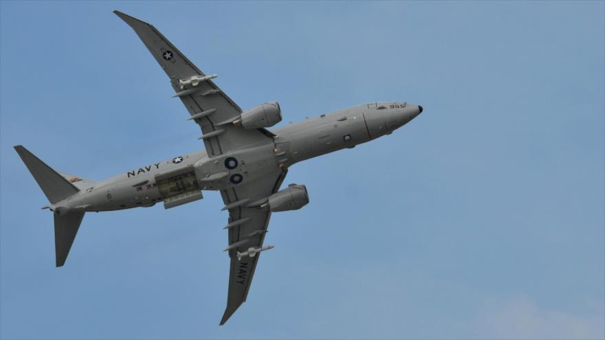 Avión espía estadounidense Poseidon P8.