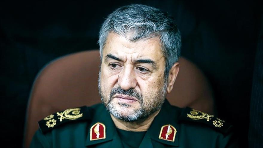 El comandante iraní del Cuerpo de los Guardianes de la Revolución Islámica (CGRI), el general de división Mohamad Ali Yafari.