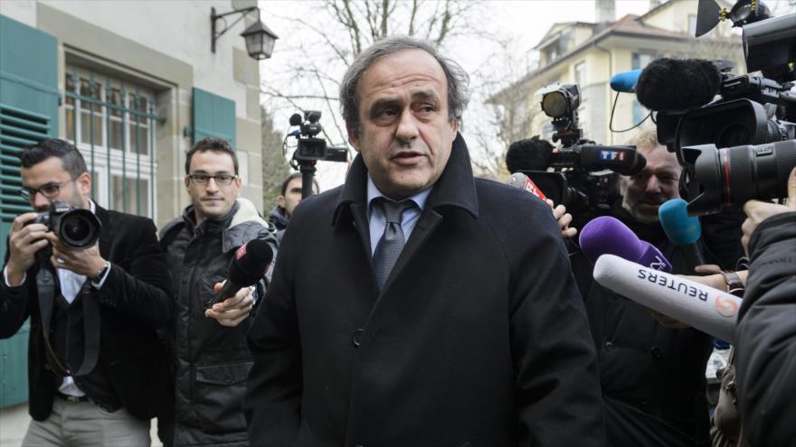 El suspendido presidente de la Unión de Asociaciones de Fútbol Europeas (UEFA), Michel Platini.