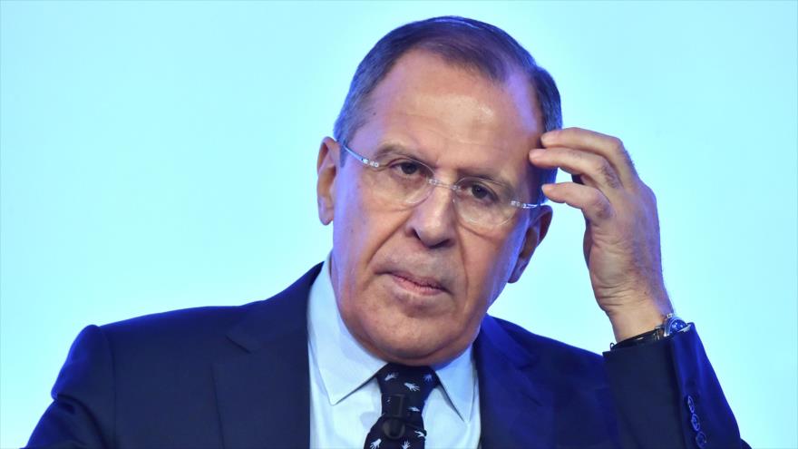 El canciller de Rusia, Serguei Lavrov, en la conferencia sobre Mediterráneo celebrada en Roma, capital de Italia. 11 de diciembre de 2015