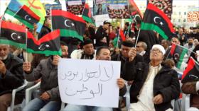 Libios protestan contra acuerdo auspiciado por la ONU