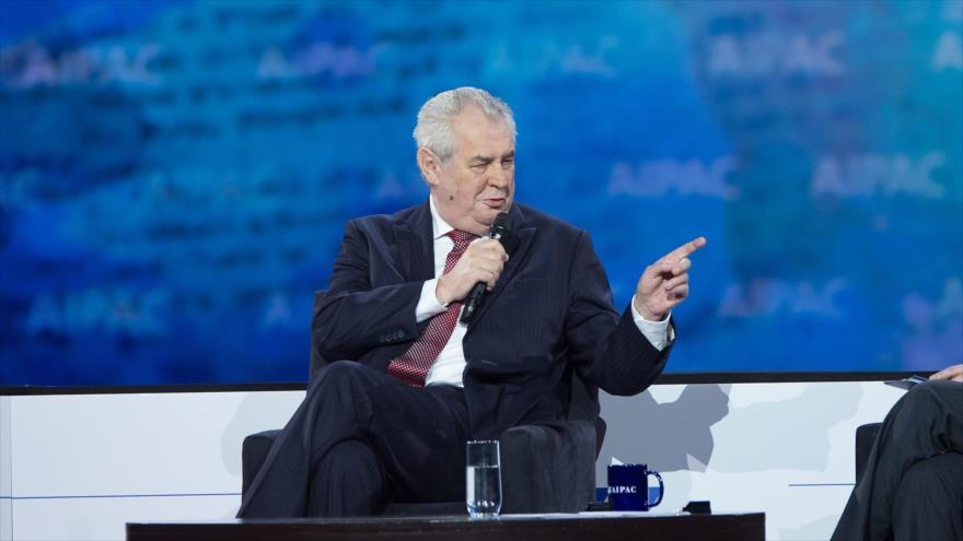 El presidente de la República Checa, Milos Zeman.