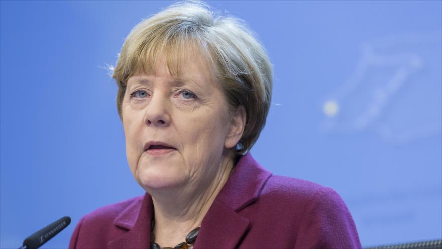 Angela Merkel, canciller de Alemania. 