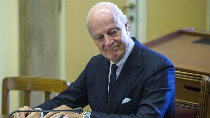 El enviado especial de la ONU para Siria, Staffan de Mistura.