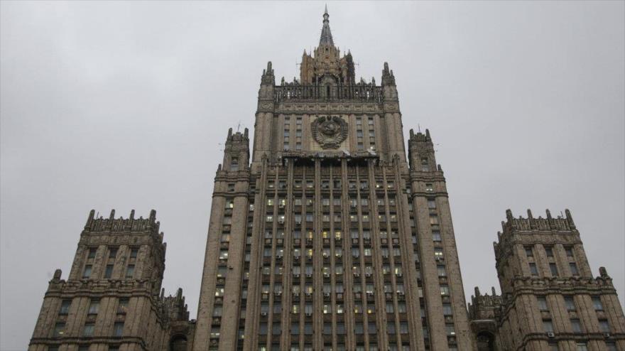 Sede del Ministerio de Exteriores de Rusia.