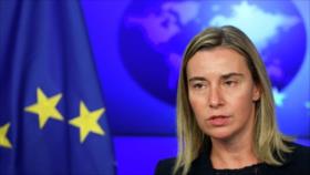 Mogherini: UE ampliaría otros seis meses las sanciones antirrusas